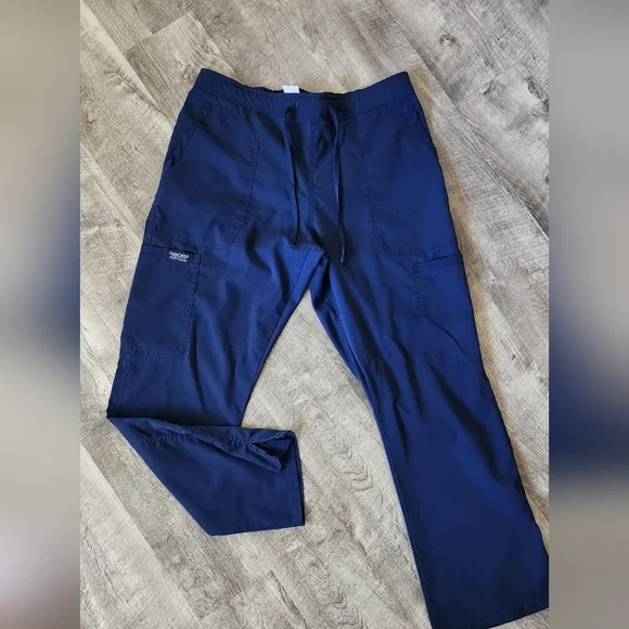 Cherokee Women's Navy Cargo Pants - Picture 1 of 5